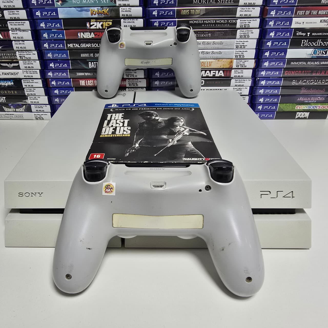 Playstation 4 Glacial White 500 MB (CIB) - Fita Games