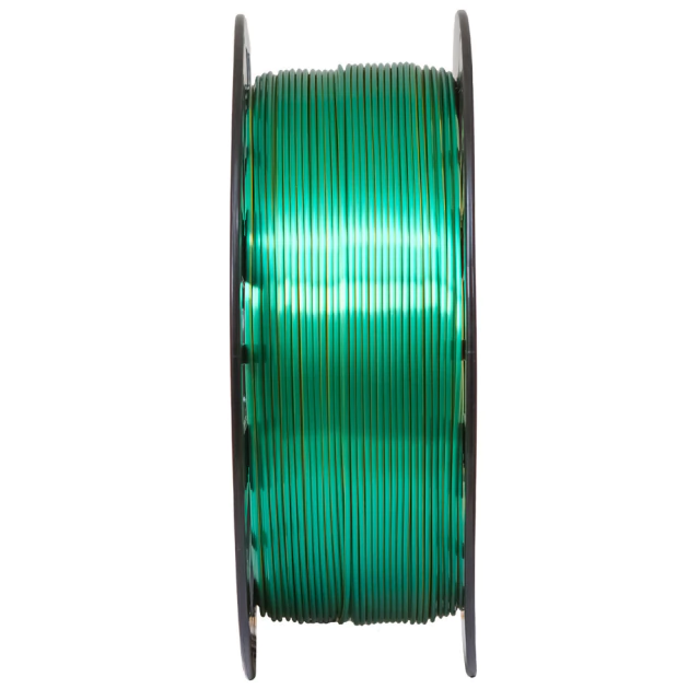 Filamento PLA Duo Color Shadow Dourado e Verde V-Silk - Voolt3D - 1Kg ...