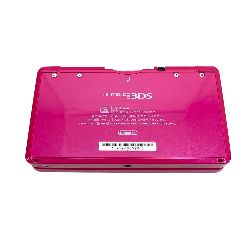 Nintendo 3ds Standard Rosa Pink Gloss Acompanha Caixa Original Serial 