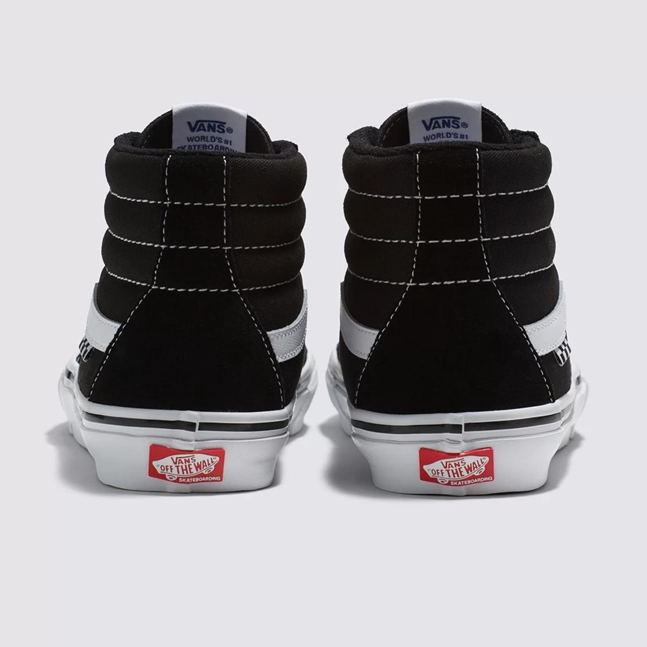 Tênis Vans Sk8 Hi Pro Classic Black White - JD Skate Shop
