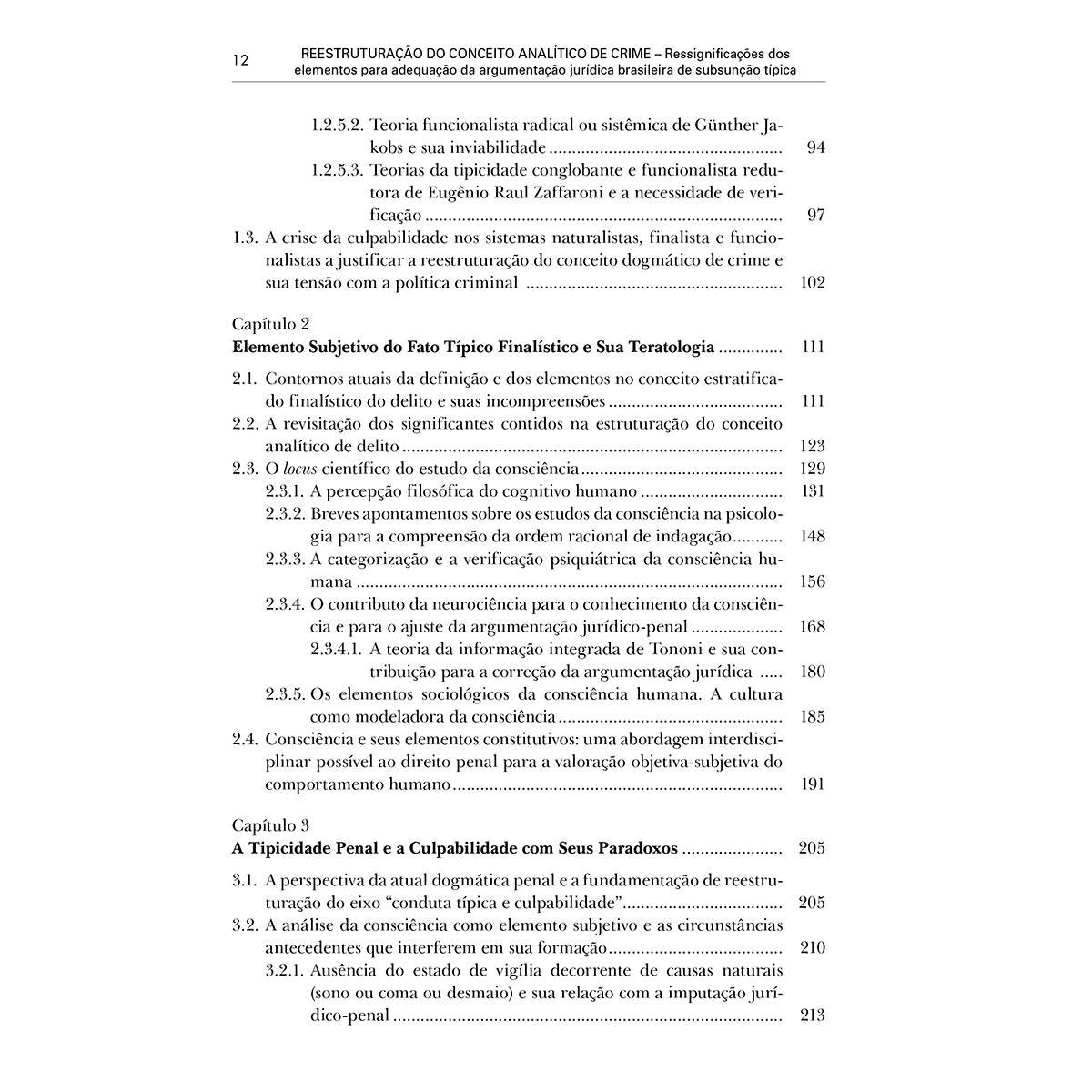 Reestruturação do Conceito Analítico de Crime: Ressignificações dos ...