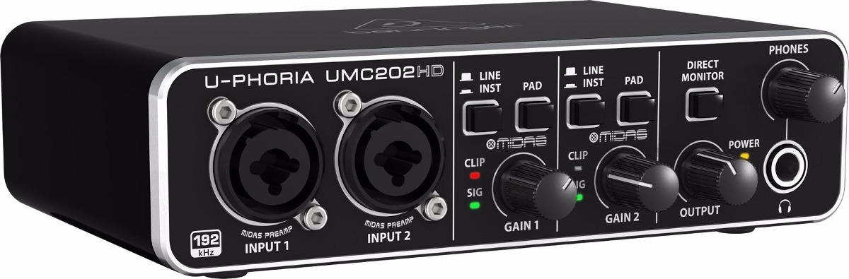U-PHORIA UMC202HD オーディオインターフェース 【USED】 Grandes Ofertas! Aproveite!