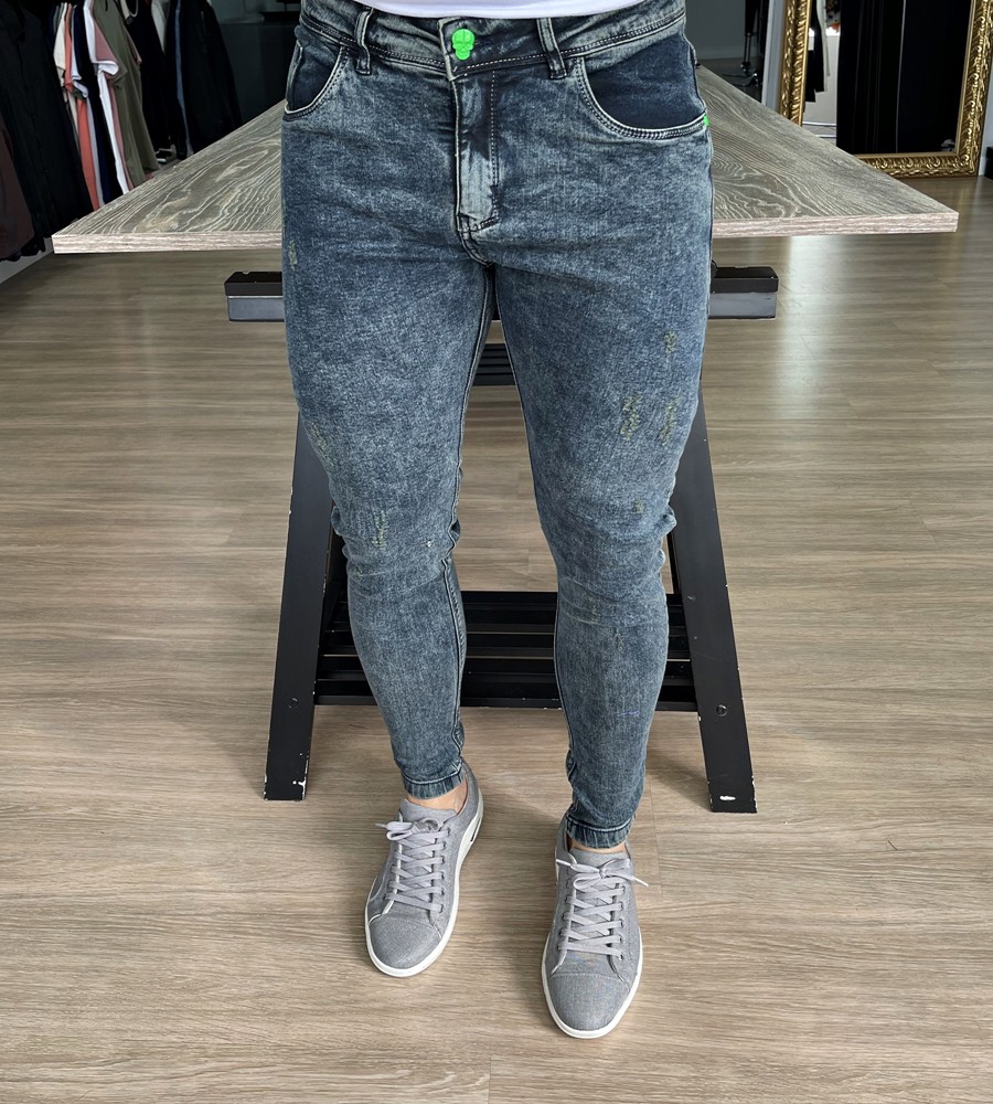 Calça Jeans super skinny Brooklyn - Moda Masculina
