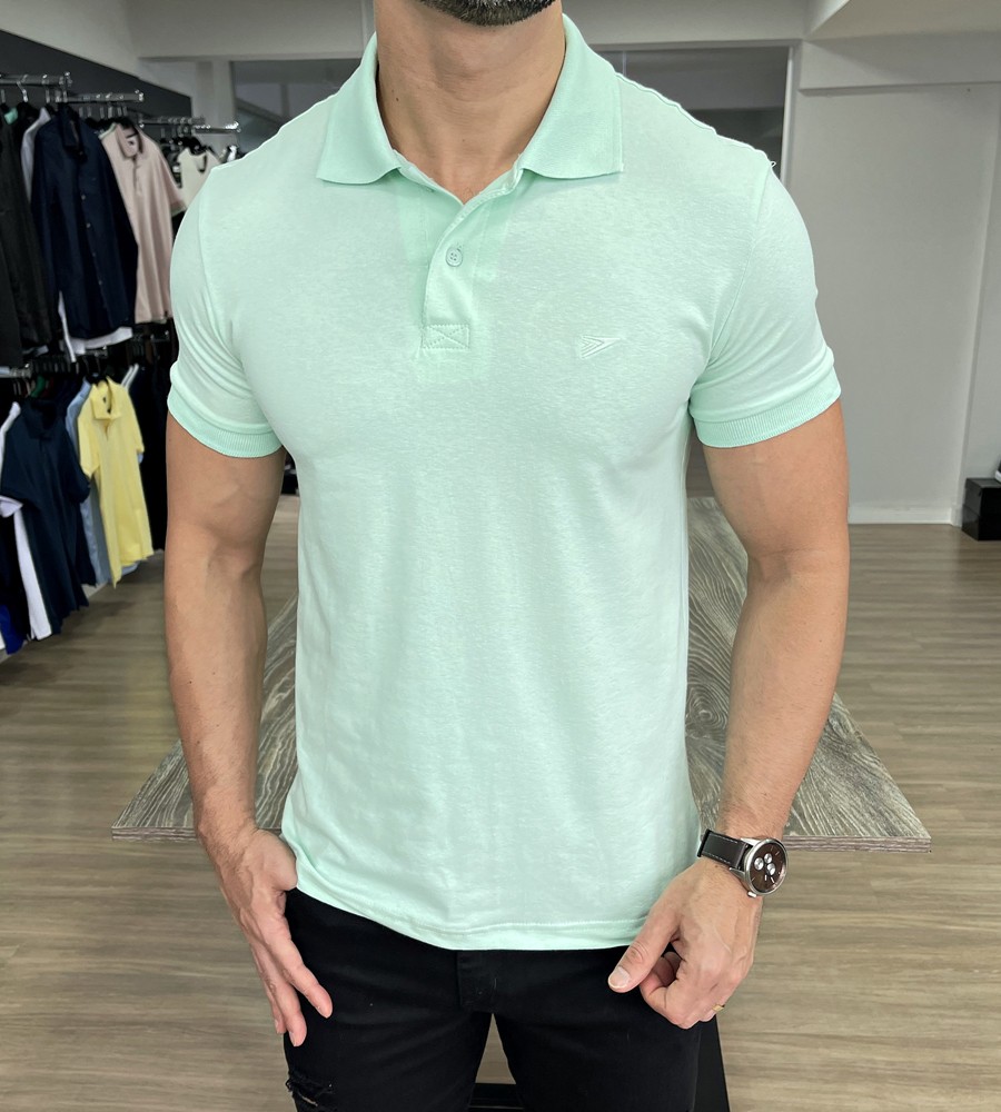 Polo verde claro new arrivals