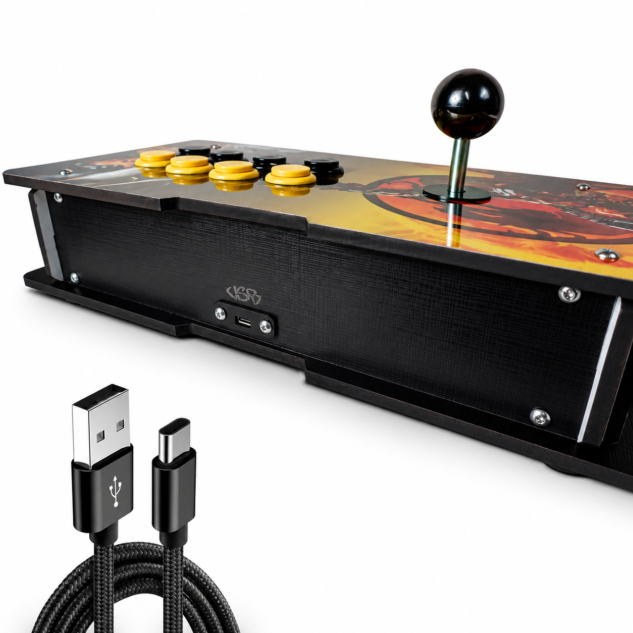 Controle Arcade USB - Japones Turbo - Samurai - Big Games
