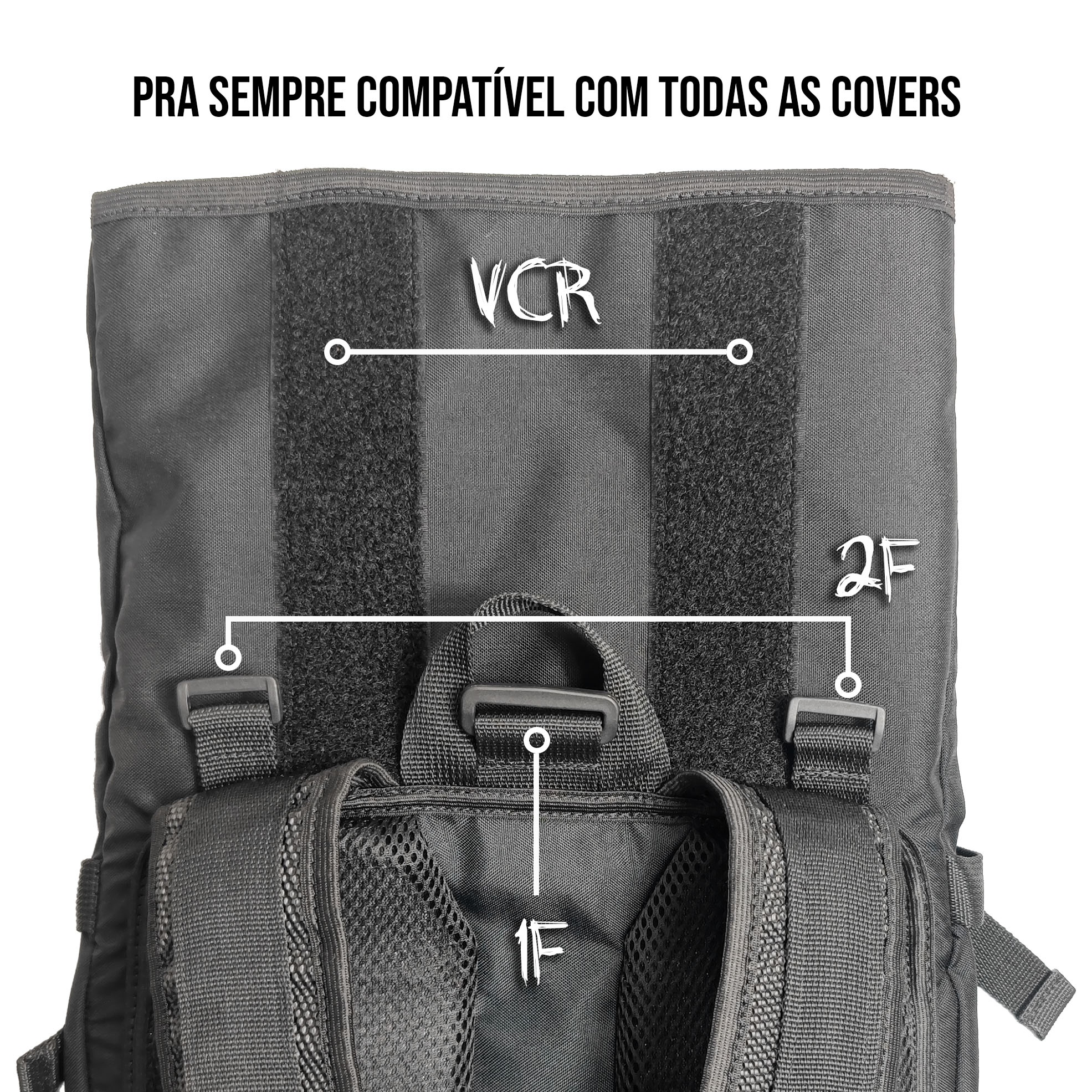 Mochila-Base + Cover 1F Rino SL Azul / Rosa - (2c)² Bags