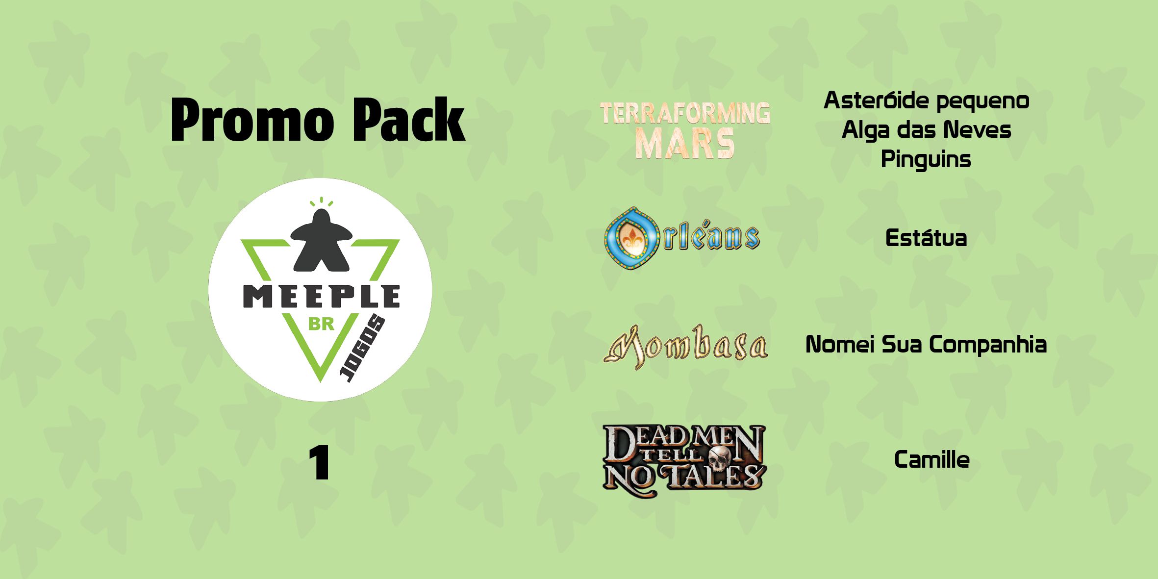 PROMO PACK Meeple BR #1 - meeplebr