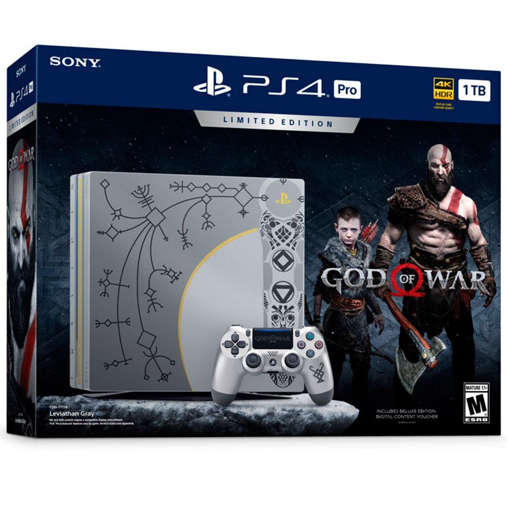 PlayStation 4 Pro ganha versão temática de God Of War
