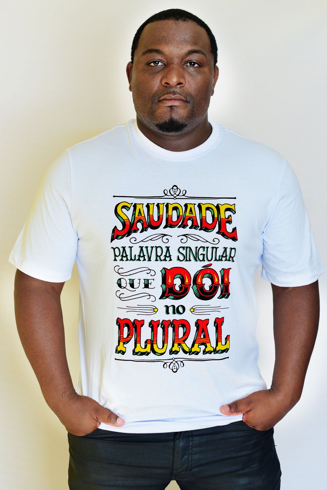 Saudade Definition In White' Men's T-Shirt