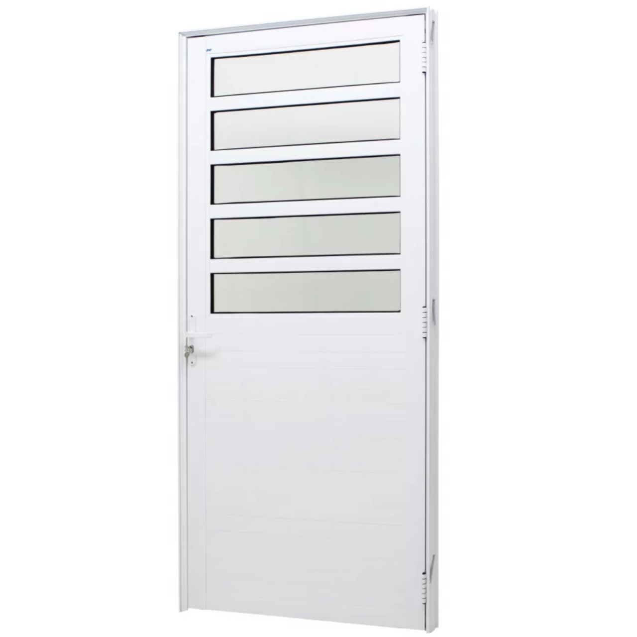 porta alumínio branco vidro fixo - porta alumínio branco perfecta - Só  Alumínio SP