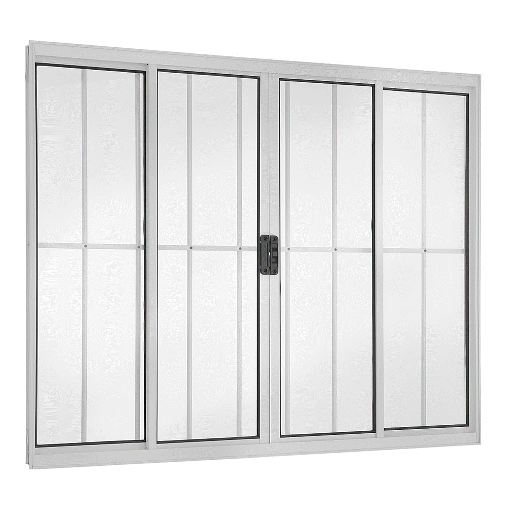 janela de correr alumínio branco ecosul esquadrisul - Só Alumínio SP