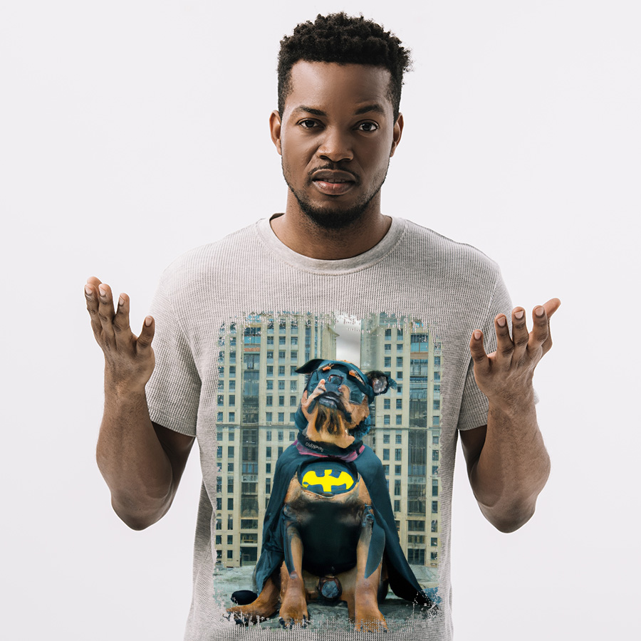 Camiseta Rottweiler Batman - Cão Bandido - Camisetas de Cachorro ...