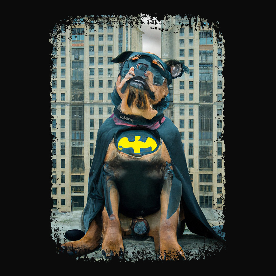 Camiseta Rottweiler Batman - Cão Bandido - Camisetas de Cachorro ...