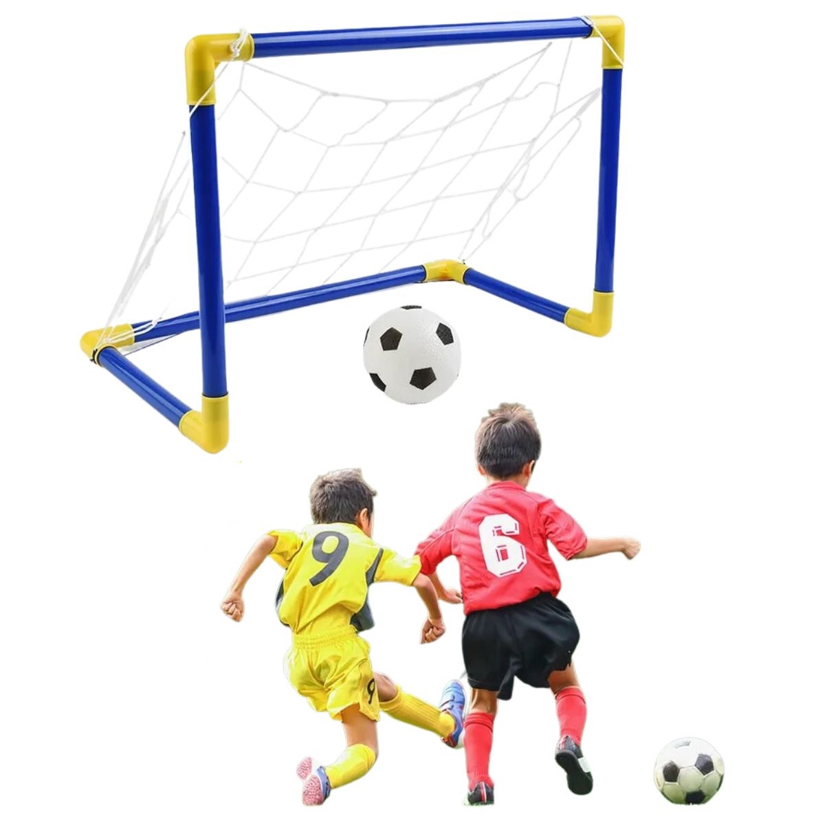 Kit Futebol Infantil Trave Gol Bola Bomba Brinquedo - Compre Agora