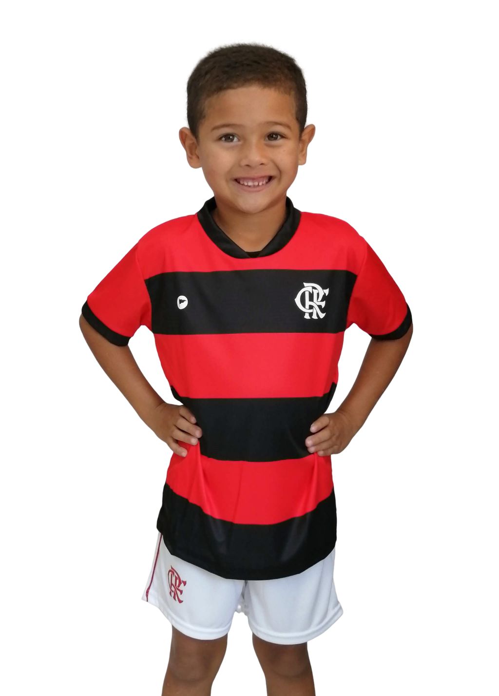Camiseta Infantil Flamengo Listras - Cia Bebê