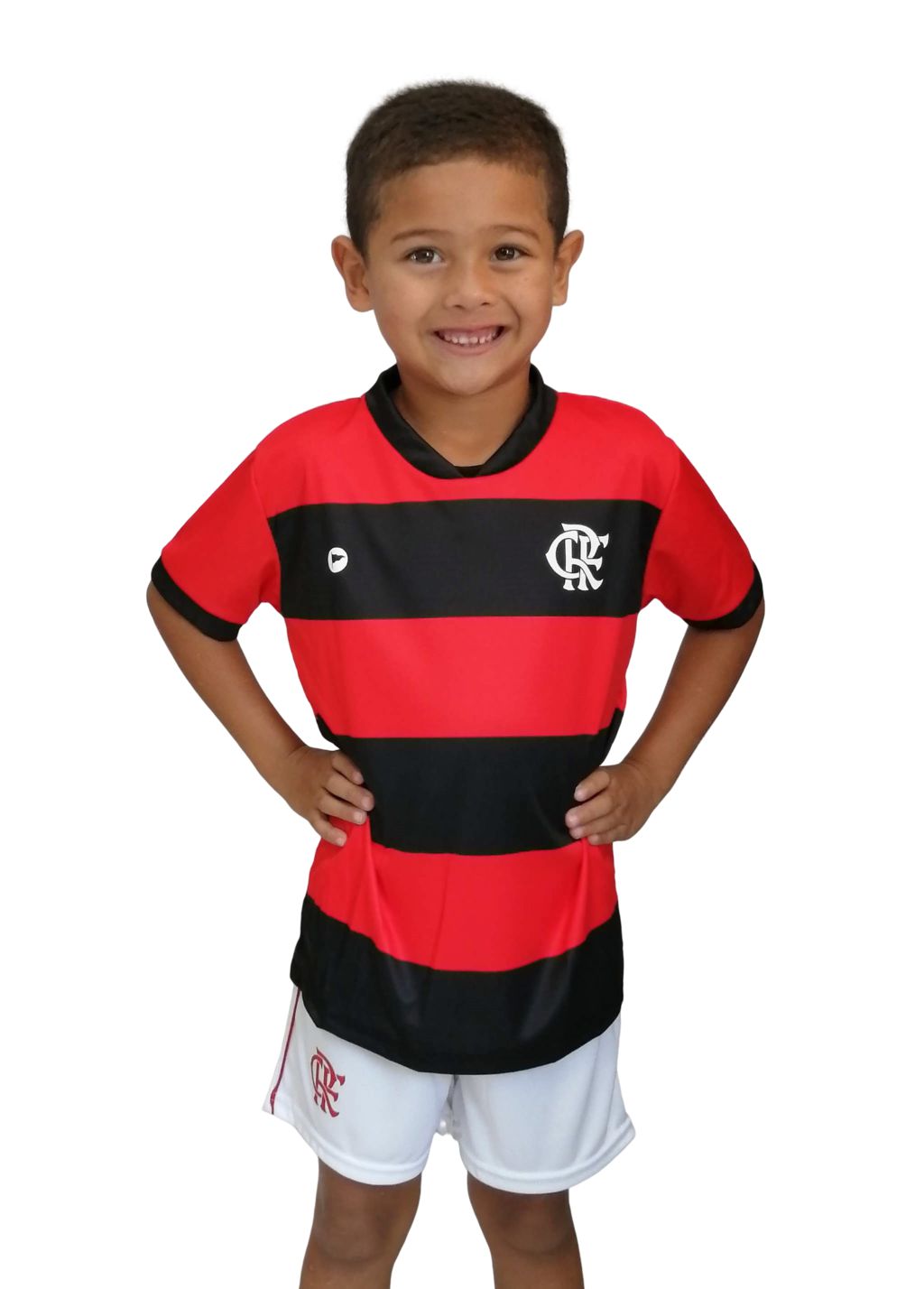 Camiseta Infantil Futebol Flamengo Nome e Número