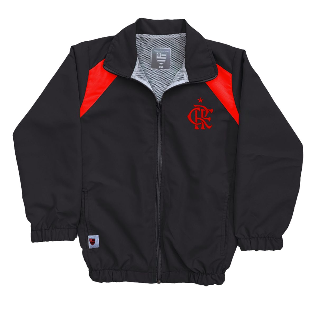 Conjunto Agasalho Flamengo Infantil Juvenil Microfibra - Cia Bebê