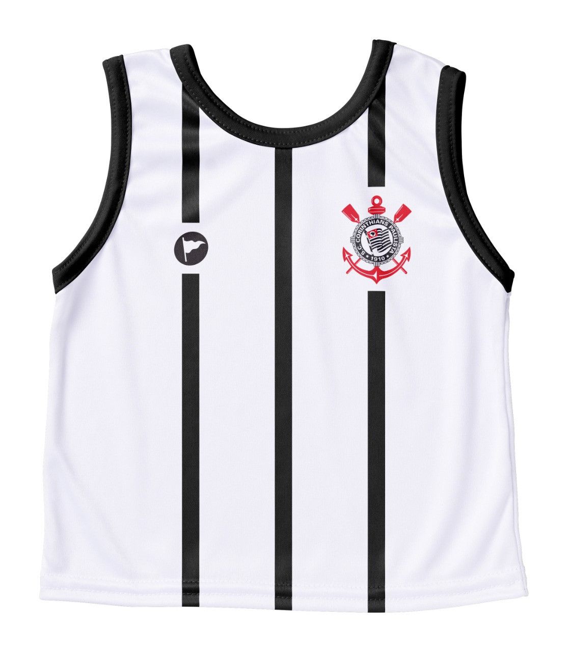 Camiseta Corinthians Bebê Regata - Torcida Baby​ - Cia Bebê