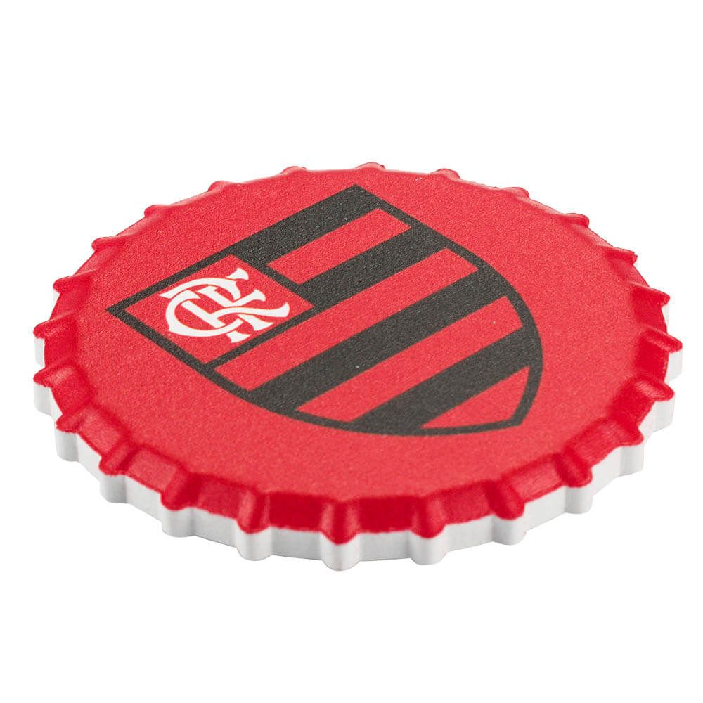 Imã Decorativo de Geladeira Cerâmica Flamengo Oficial - Cia Bebê