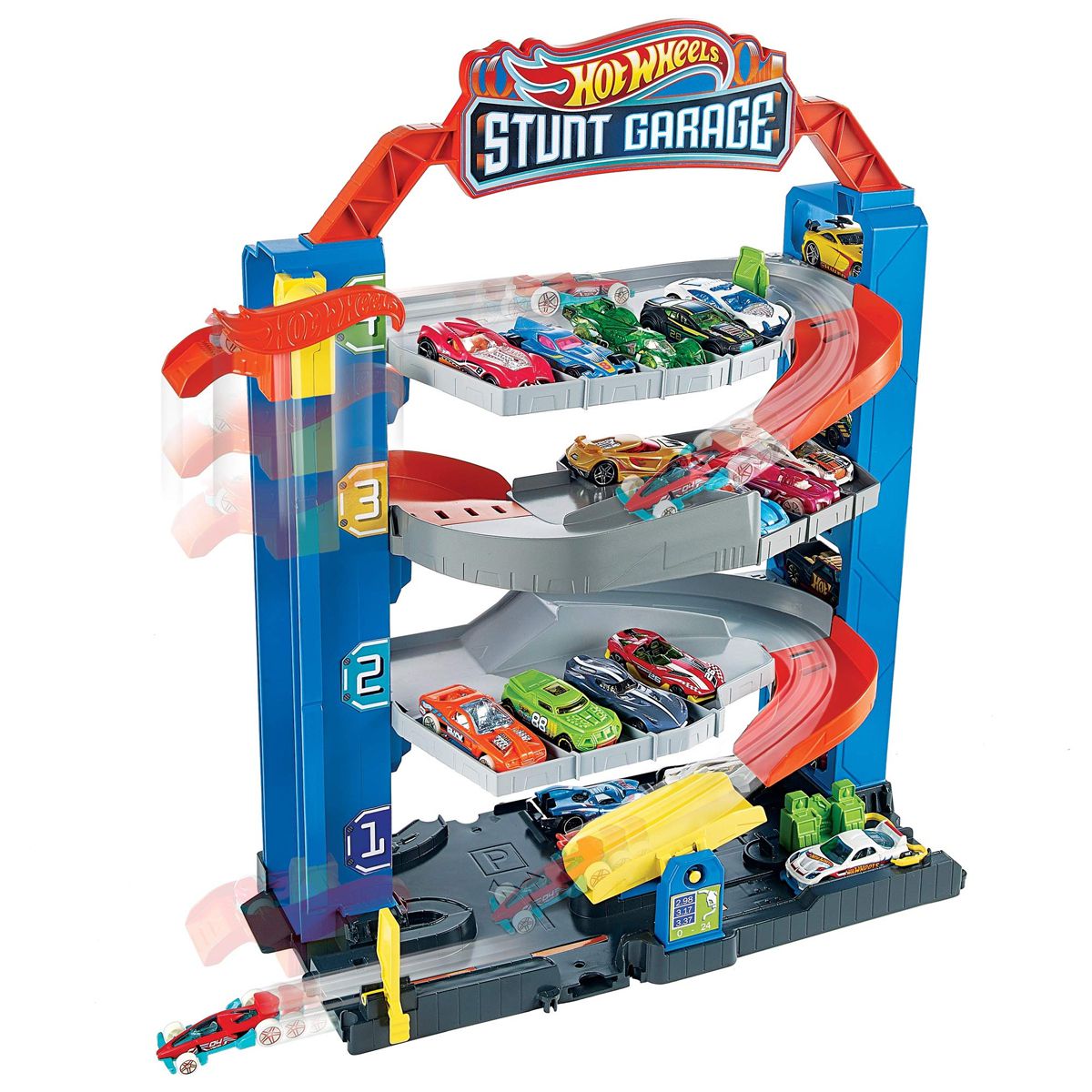 HOT WHEELS City, Guincho, Pista de Carrinho, com 3 Carrinhos, A partir