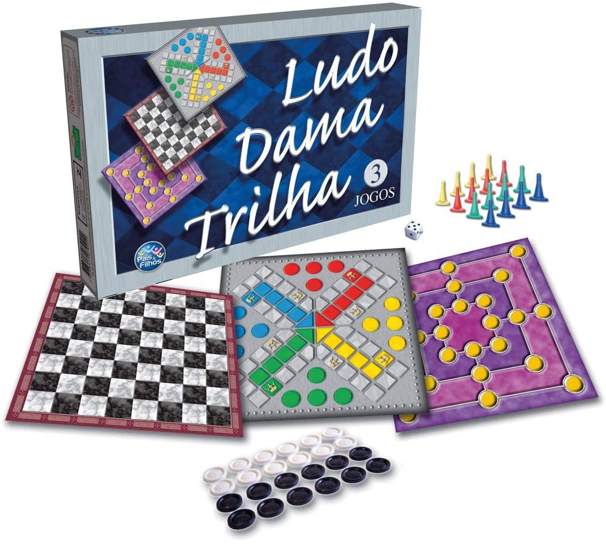 Jogo Ludo Tridimensional Xalingo - xalingo