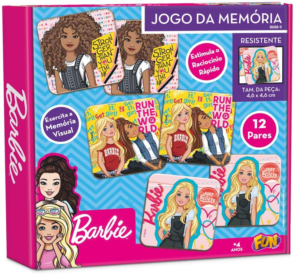 Jogo De Memória Barbie