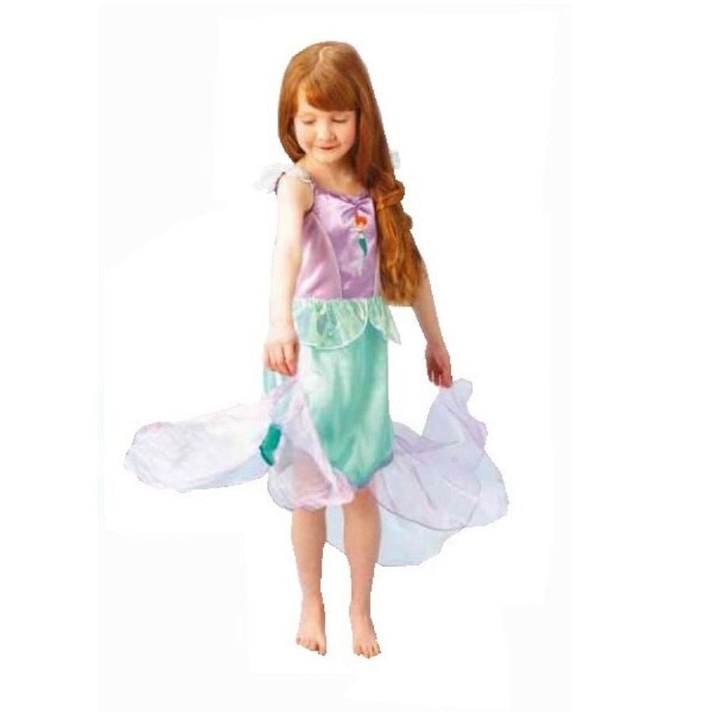 Fantasia sereia ariel infantil pequena sereia