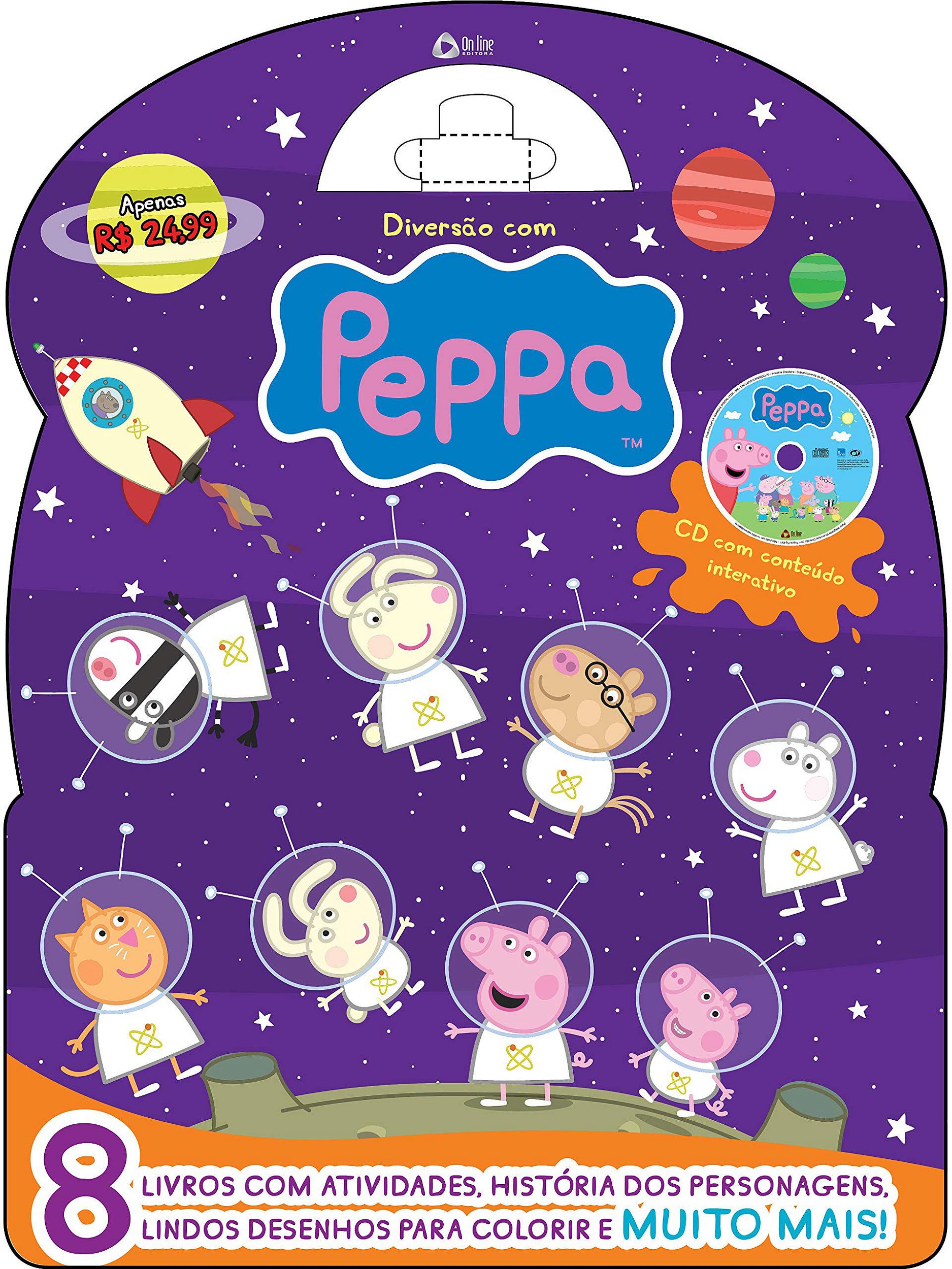 Livro de atividades Educativas Peppa Pig