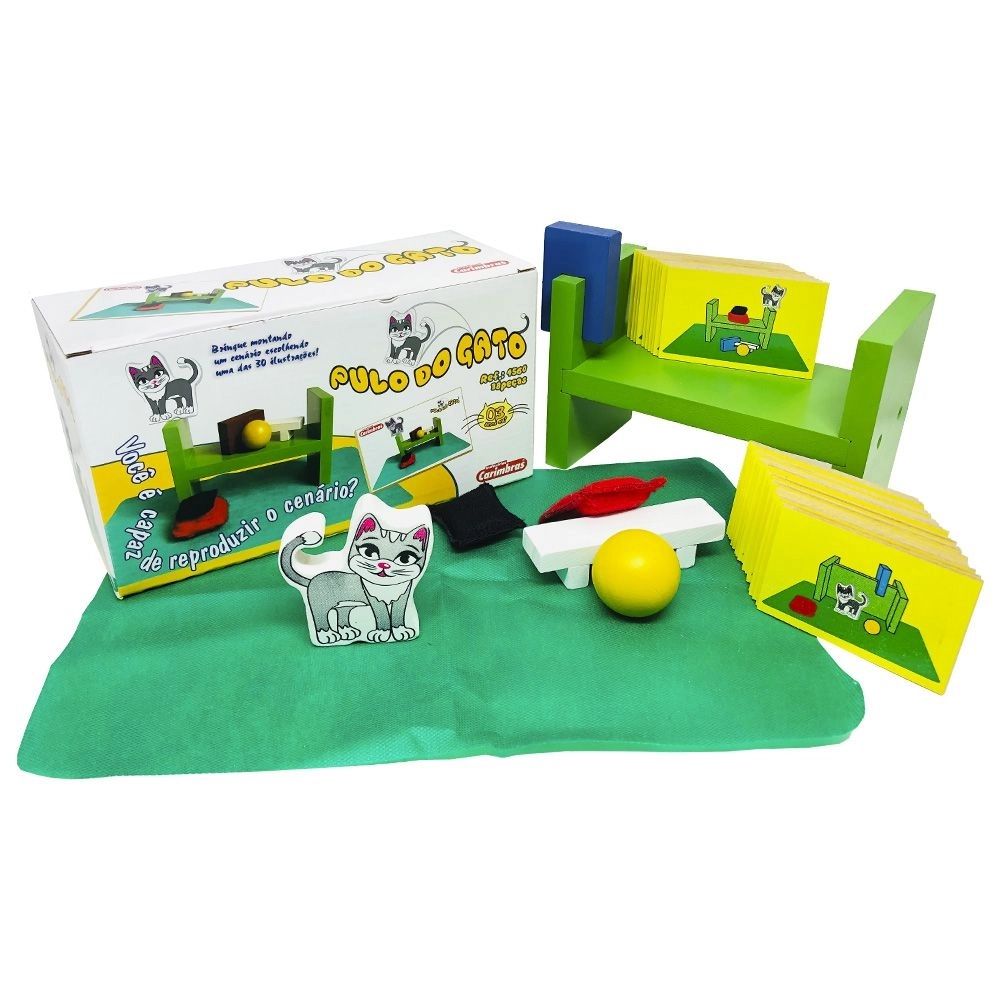 Brinquedo Infantil Jogo Pulo Do Gato Pais e Filhos - Outros Jogos