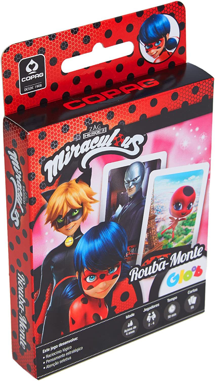 Jogo rouba monte miraculous as aventuras de ladybug copag