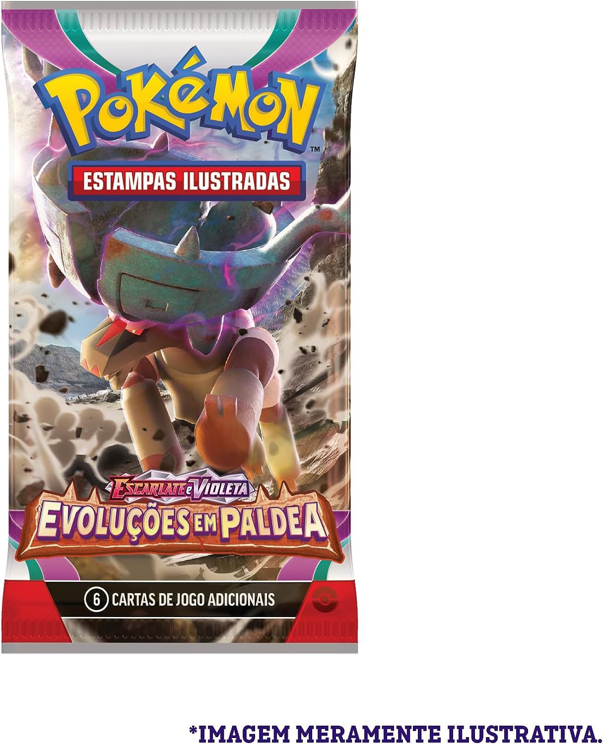 Jogo de Cartas - Evoluções em Paldea - Pokémon - Blister Quadruplo - Copag