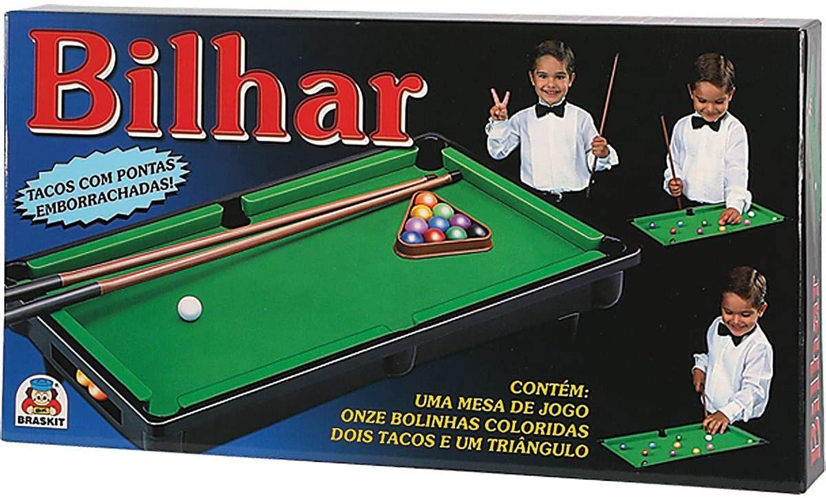 Jogo Mini Bilhar Infantil - Braskit - Tio Gêra