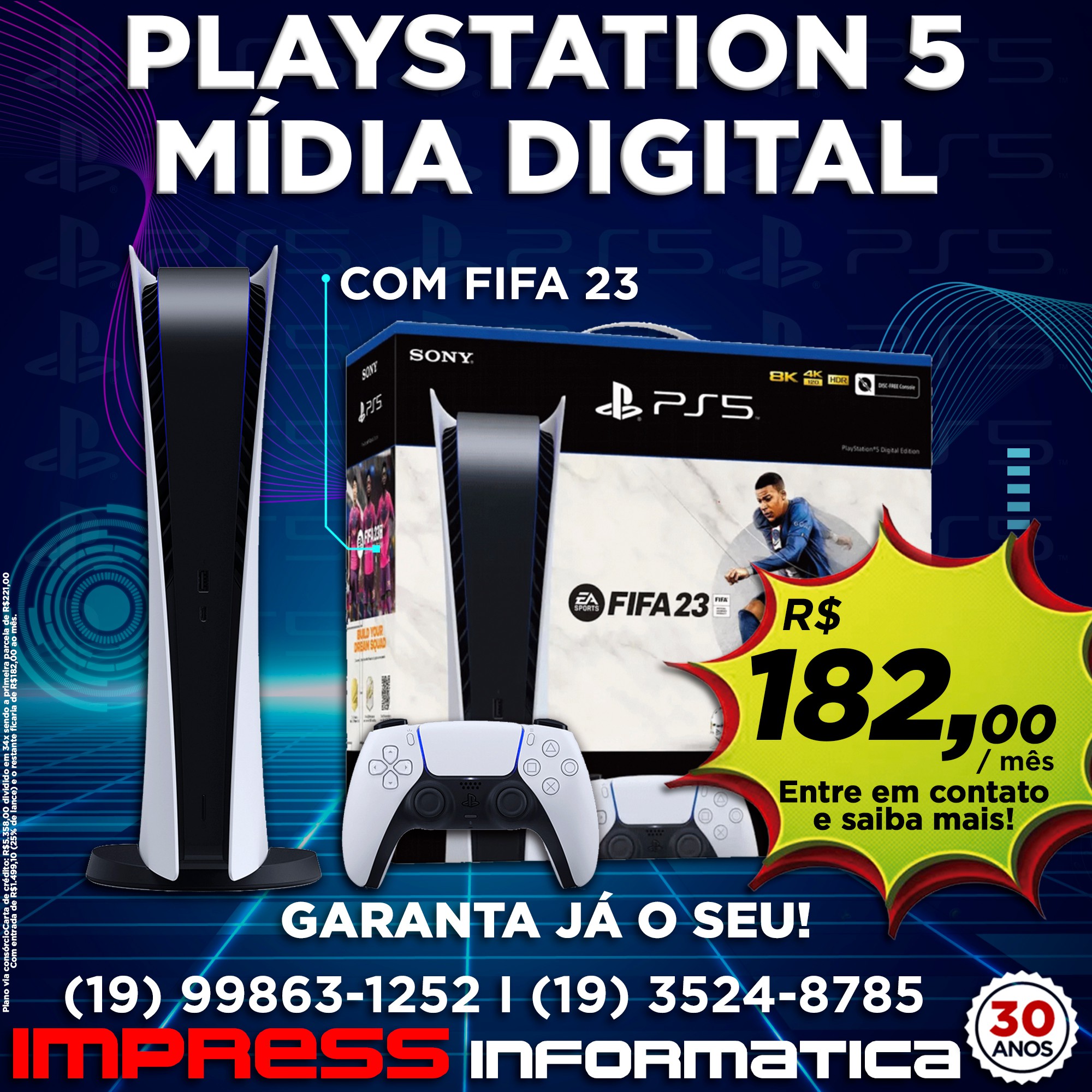 Playstation 5 Midia Fisica Fifa 23 na RB Store