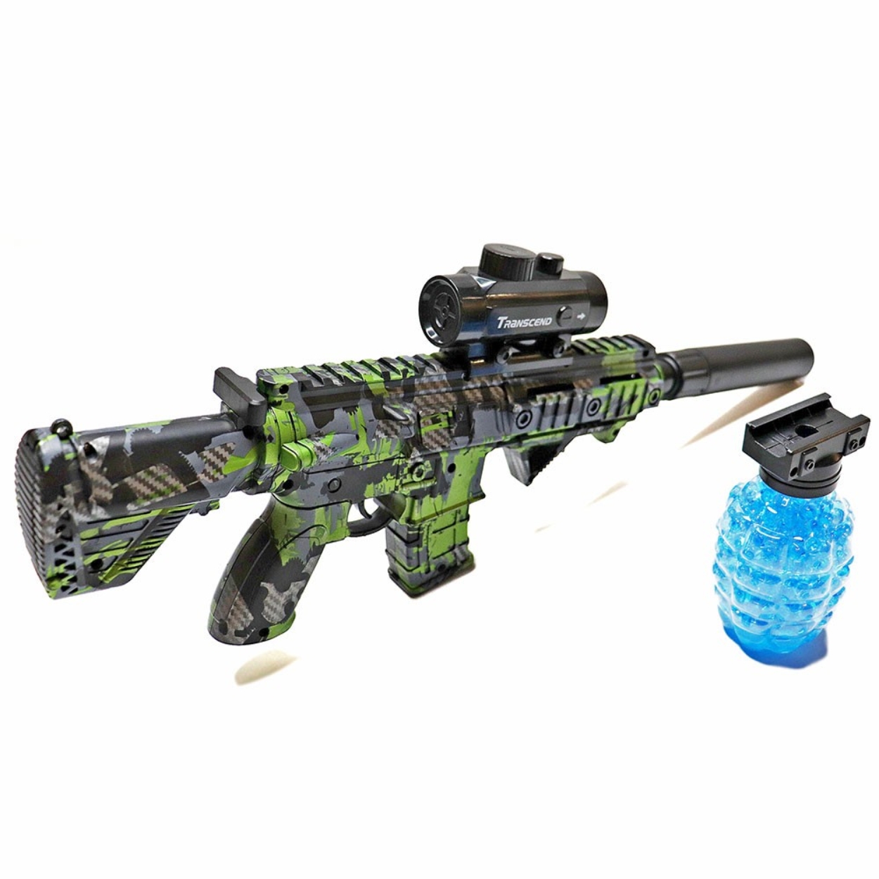 Arma de Bolinhas de gel Orbeez M416 Camuflado Verde - LOJA WWART ...