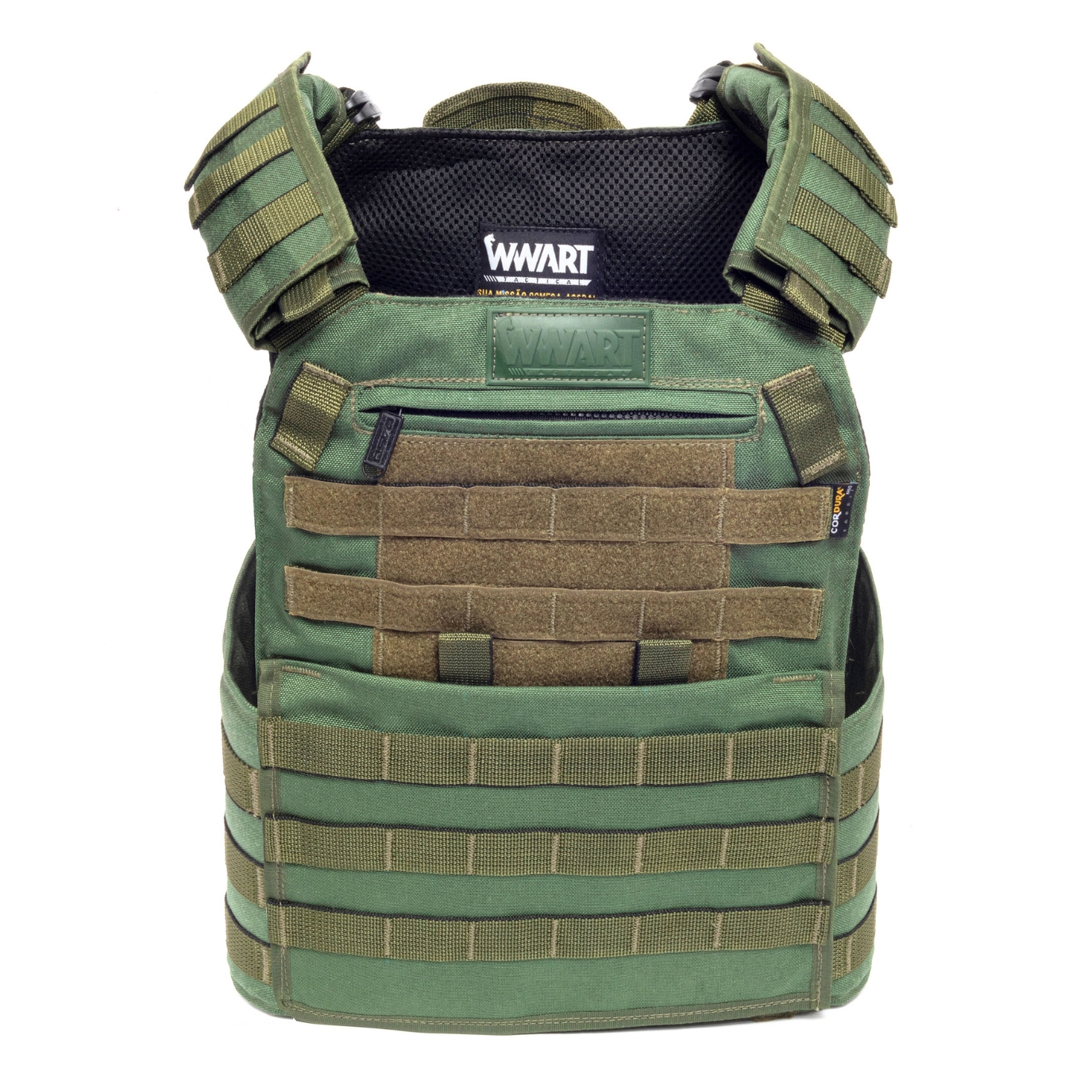 Plate Carrier Verde WWART TACTICAL CORDURA® 1000D - LOJA WWART - Tático ...