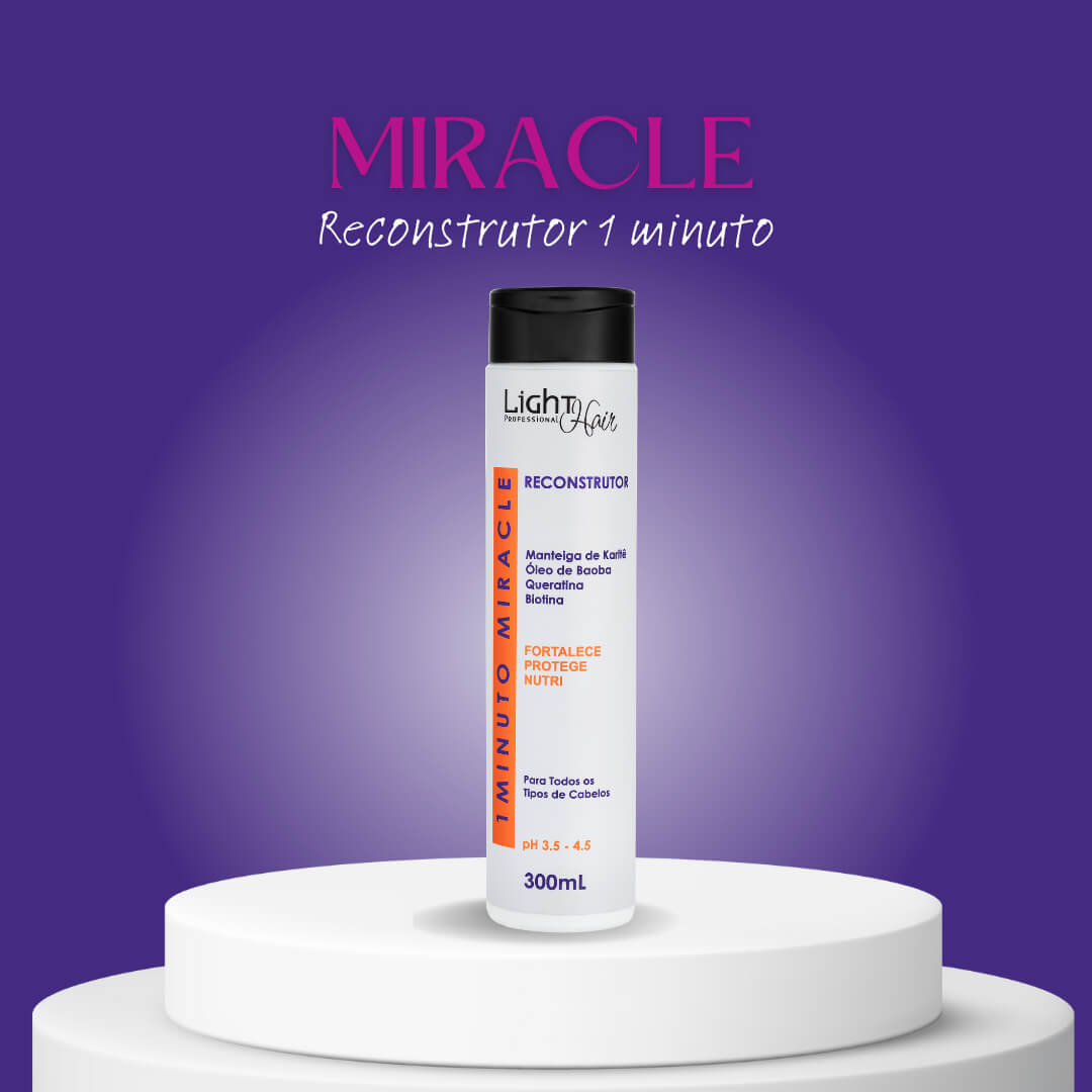 Reconstrutor 1 Minuto Miracle Manutenção - 300ml Light Hair - Loja
