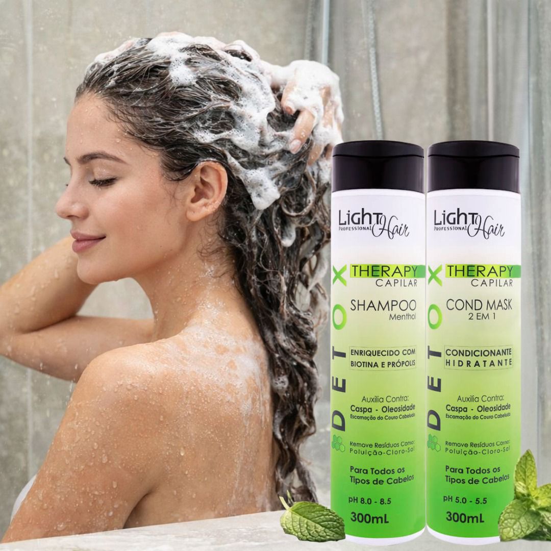 Shampoo e Condicionador Detox Terapy Capilar Higienizador - 300ml