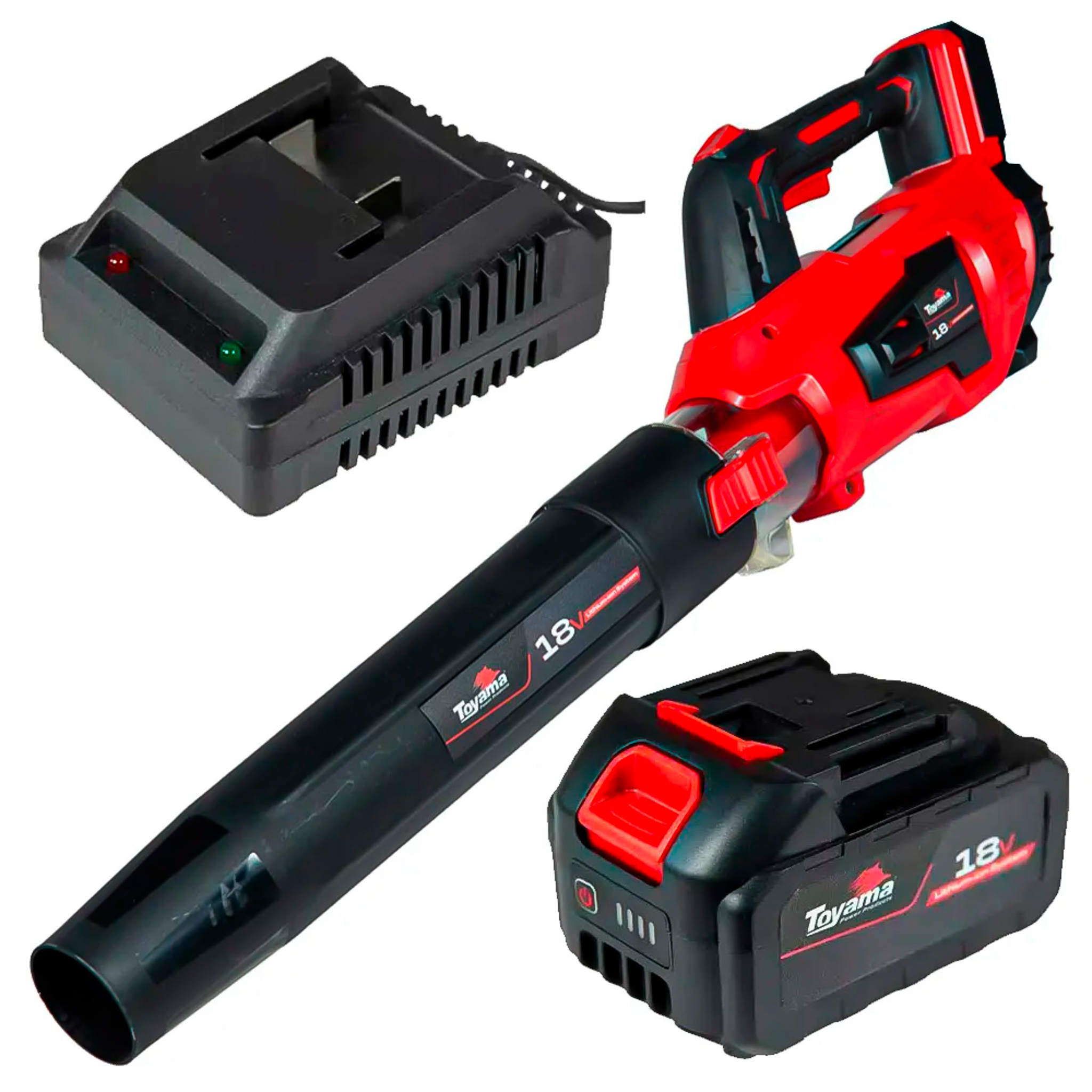 Soprador a Bateria 18V - TOYAMA TBT18ABL350-K Bivolt - SeuPosto.com ...