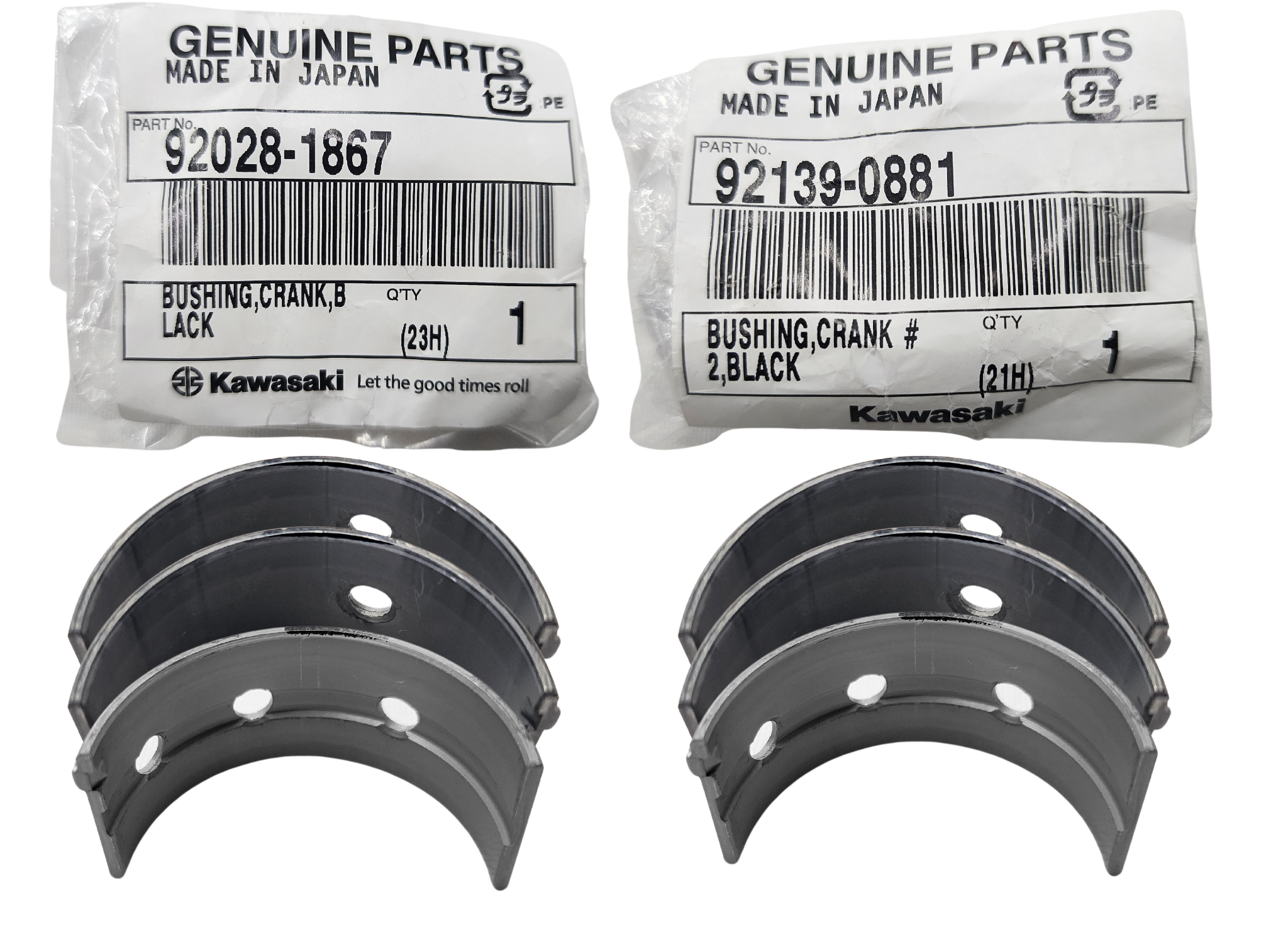 BRONZINA VIRABREQUIM COR PRETA KAWASAKI NINJA 400 / Z400 - Kawaparts