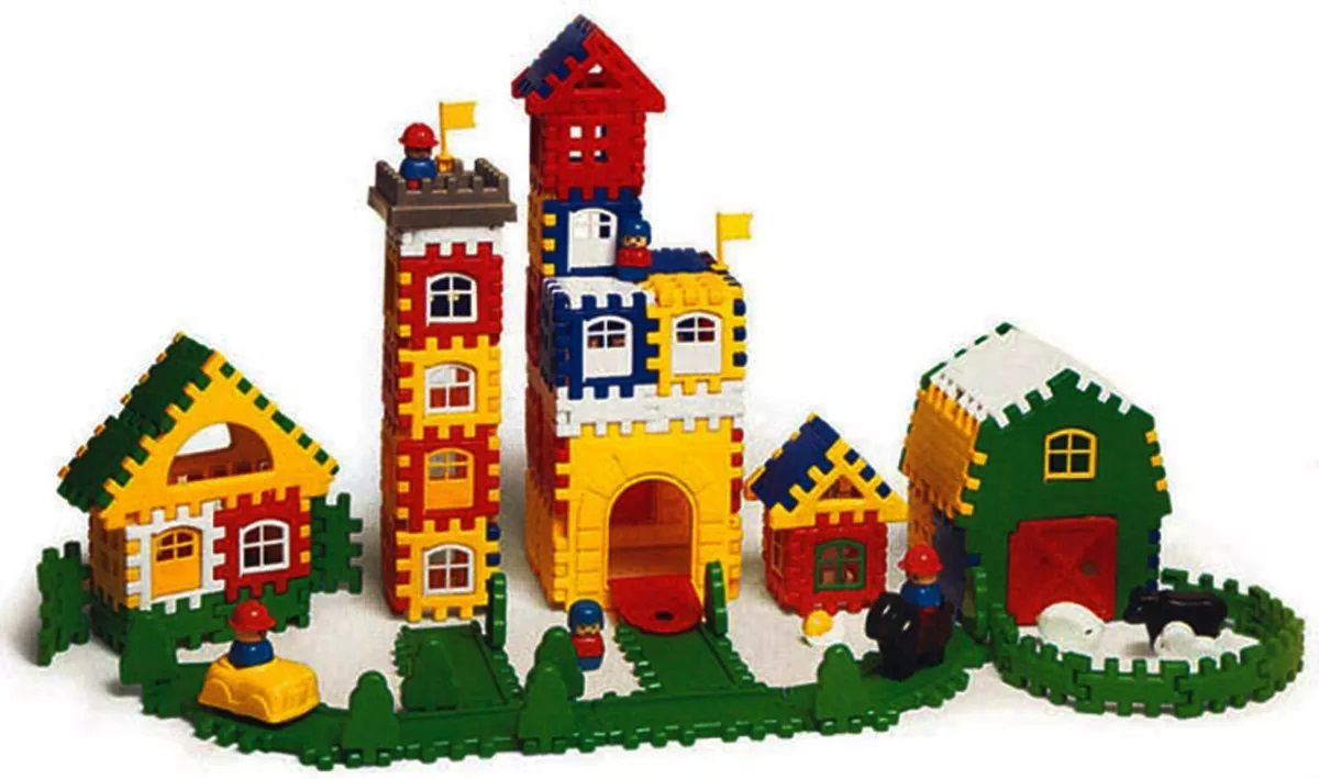 136 Peças Conjunto De Brinquedo De Blocos De Construção Diy De