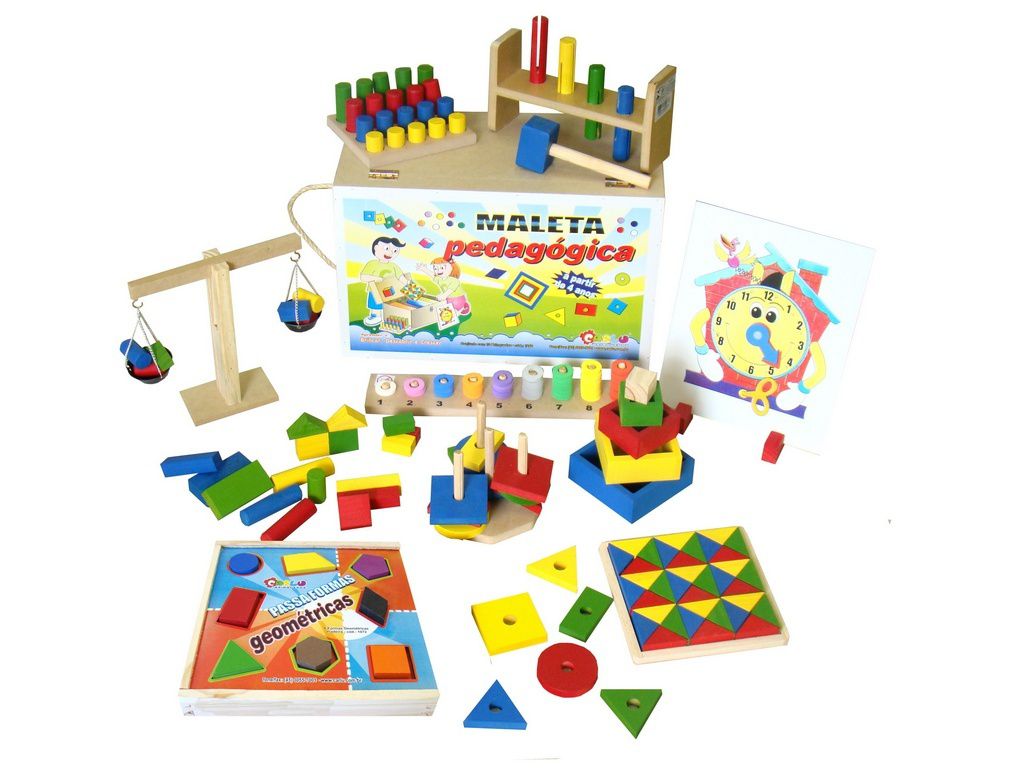 Carlu Brinquedos - Maleta Alfabetização Jogo Educativo, 4+ Anos,  Multicolorido, 1108