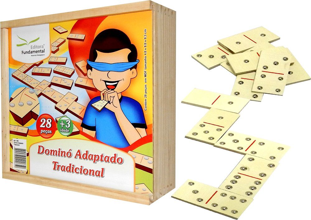 Dominó,Educativo,Braile, - Brinquedos E Jogos Pedagógicos e Educativos