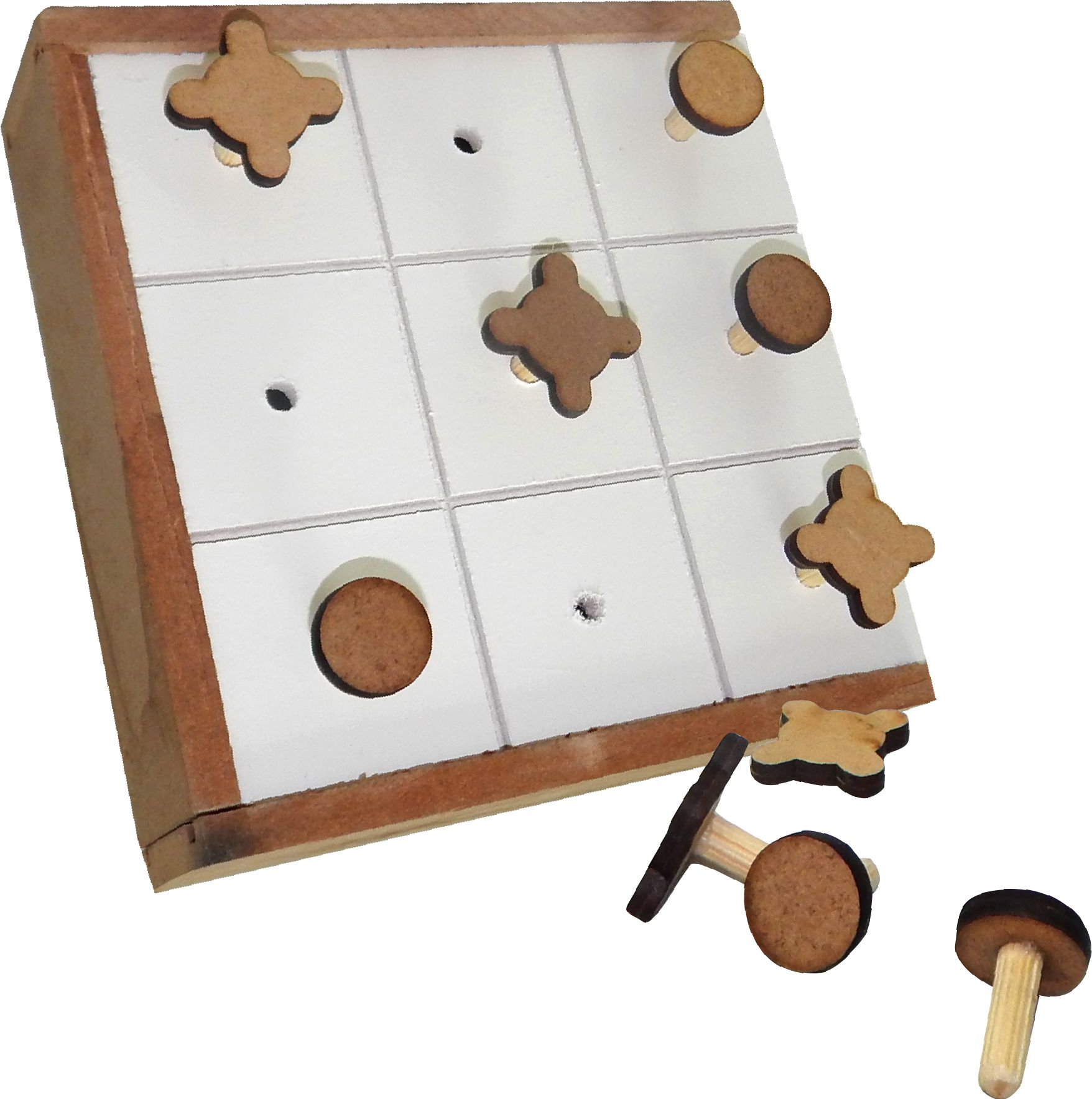 Jogo da Velha MDF Recreativos Melhores Brinquedos Educativos Para as  Crianças e colchonetes. Conheça a PlayHobbies