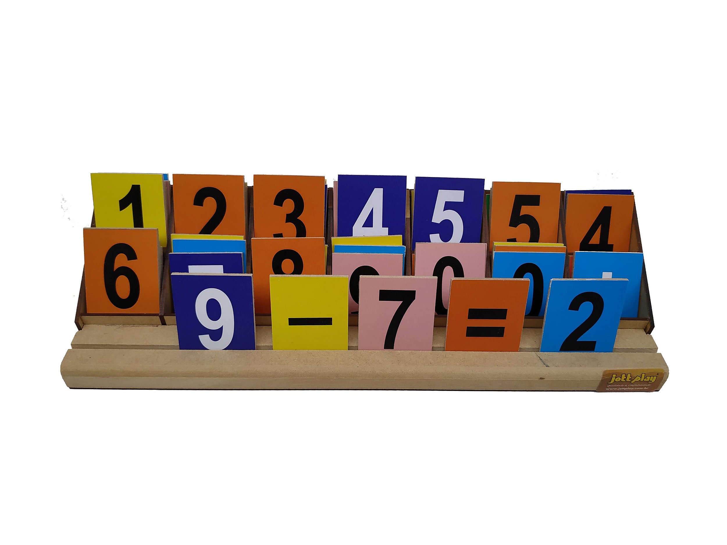 Brinquedo Educativo Matemática Básica Aprender Números, Operações, Horas,  Ábaco Estojo Pedagógico Completo Em Promoção