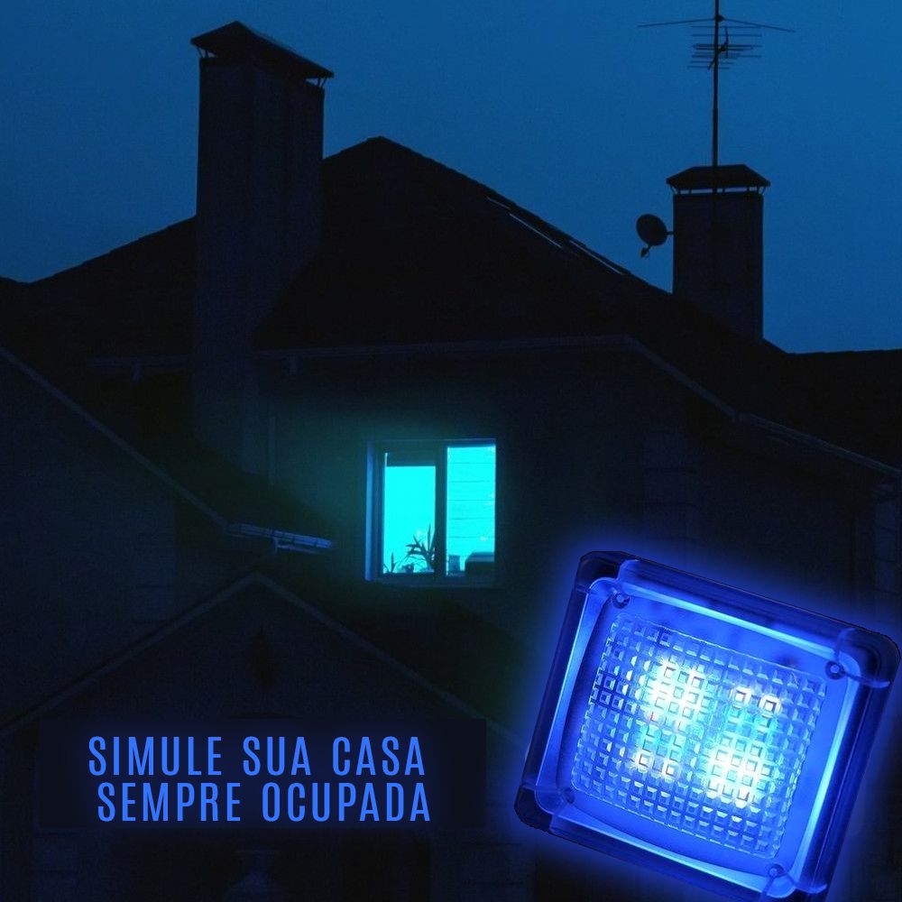 Simulador De TV LED - 12 Luces De Colores, Temporizador Automático, Eficiente, Para Simular Presencia En Casa Y Disuadir Robos