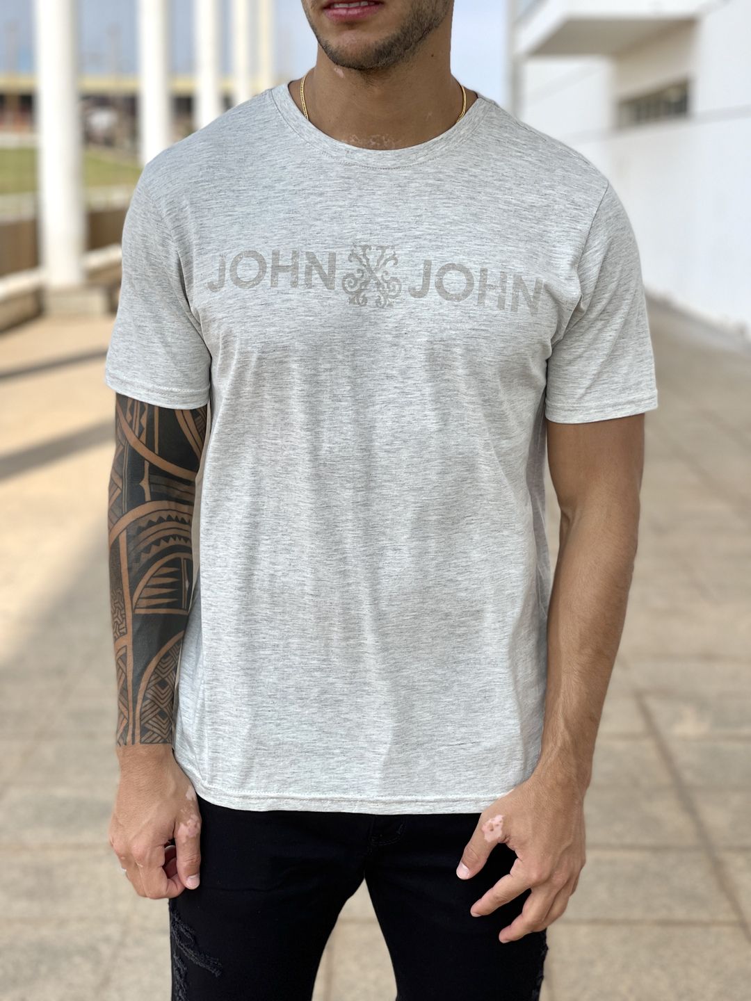 Camiseta Preta Basic JJ - John John - Imperium Store