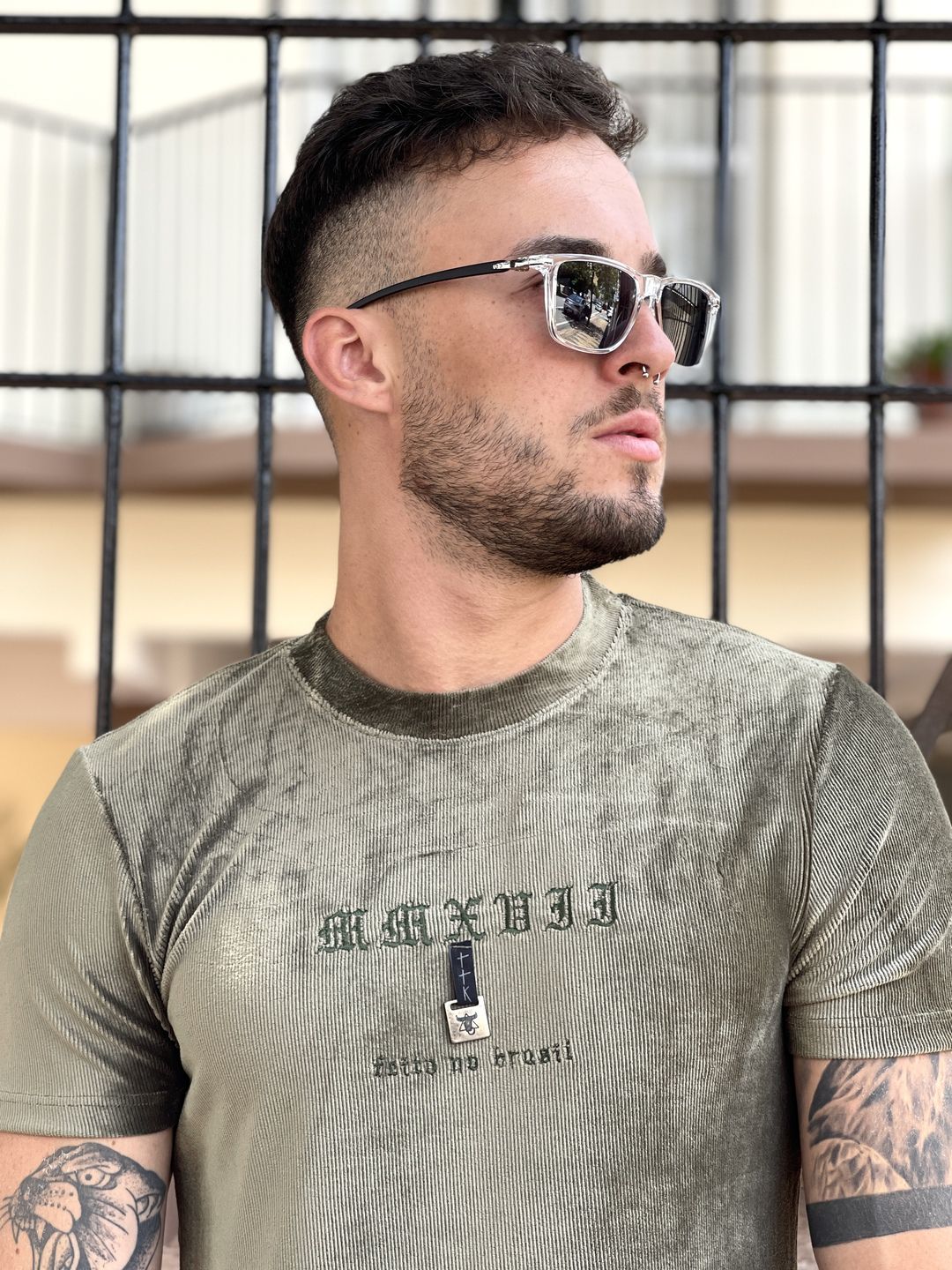 Óculos Masculino Armação Transparente Aste Preta - Imperium Store | Loja de  roupas multimarcas masculina