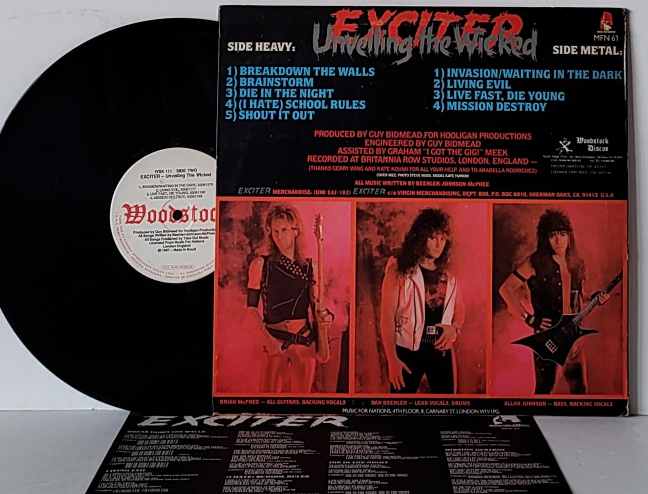 Exciter Unveiling The Wicked VINIL SP