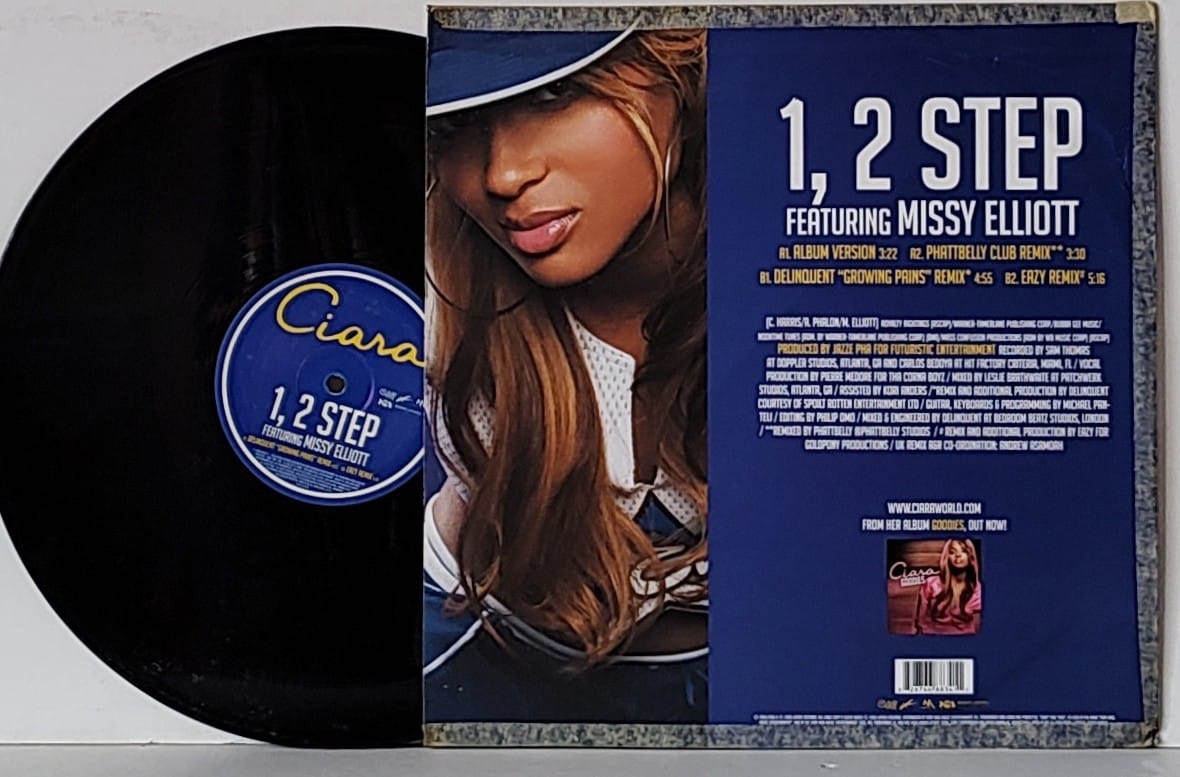 Ciara (2) Featuring Missy Elliott ‎– 1, 2 Step - VINIL SP