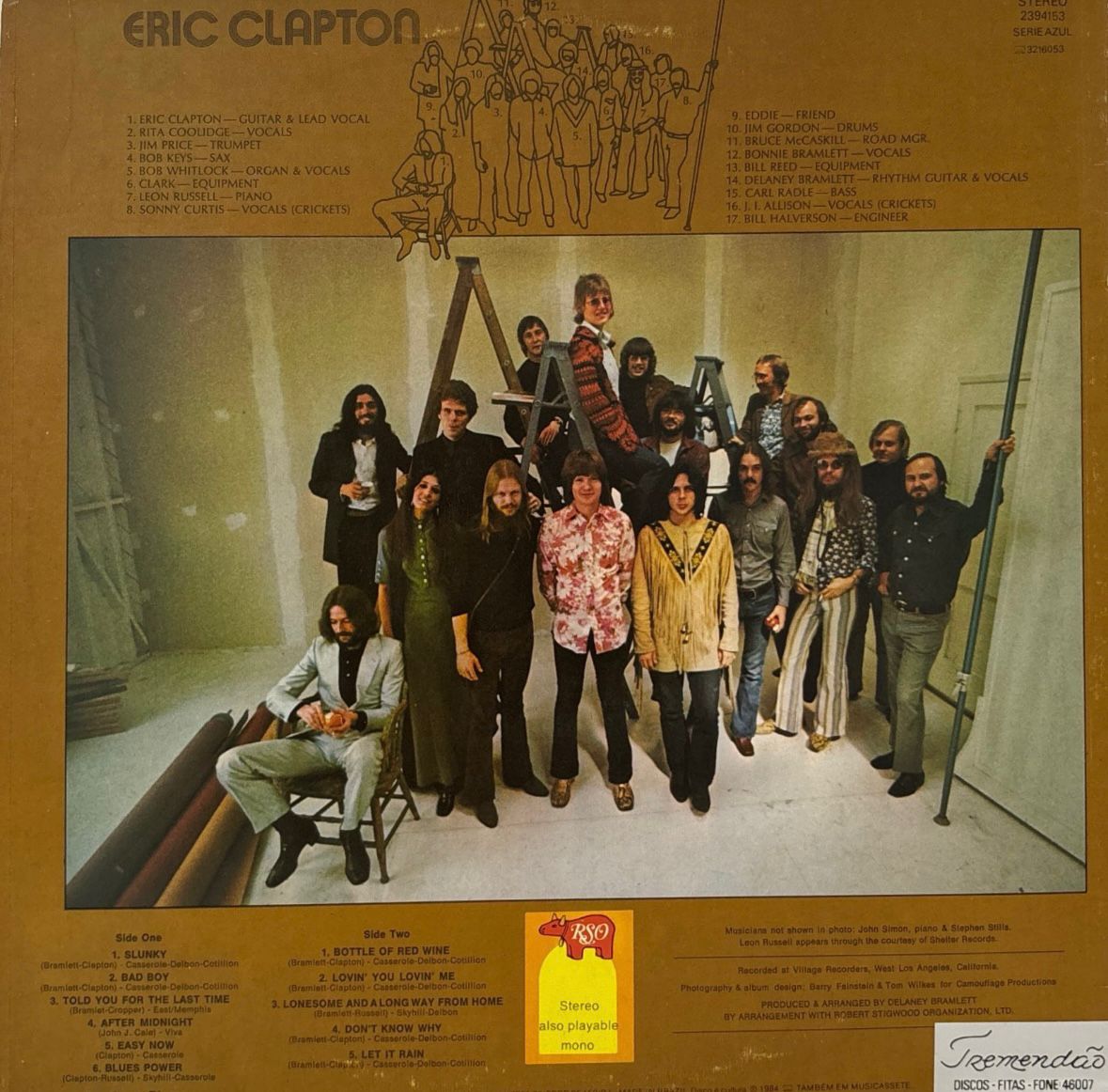 LP Eric Clapton – Eric Clapton - VINIL SP
